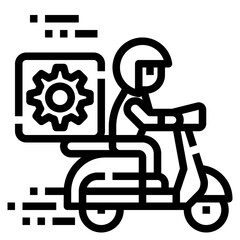 setting outline icon