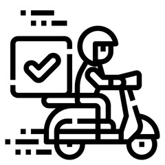 verification outline icon