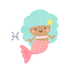 魚座のイラスト