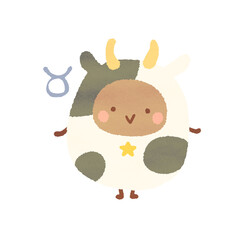 牡牛座の可愛いイラスト