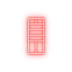 cabinet neon icon
