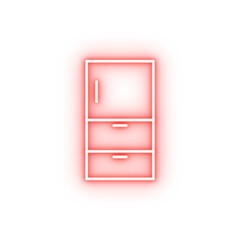 closet neon icon