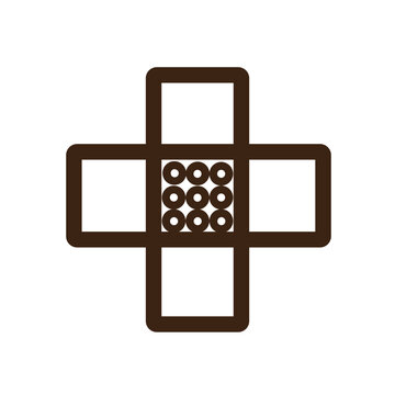 recommend clip art: patch plaster outline icon