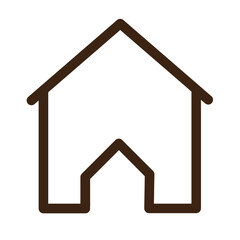 home house office outline icon