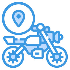 placeholder blue outline icon