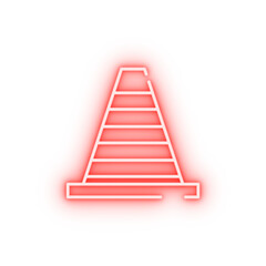 cone neon icon