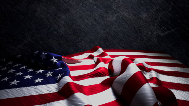 Veterans Day Banner with Copy-Space.