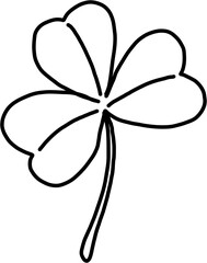 clover leaf simplicity drawing