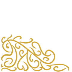 gold corner border