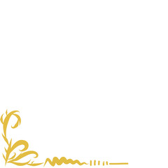 gold corner border