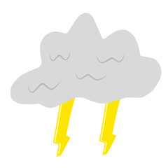 lightning cloud illustration