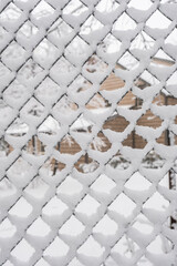 snowy Fence 