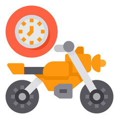 time flat icon