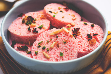 Rose Bread Rasmalai is the tweaked version of traditional Ras malai using bread slices