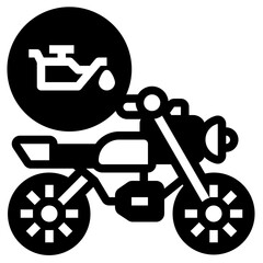 Oil Pressure glyph icon