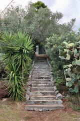 Praiano - Scalinata di accesso da Torre Asciola