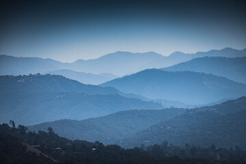 Fototapeta premium Blue mountains in the morning