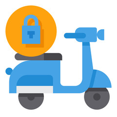 padlock flat icon