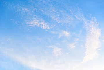 Sky background, blue sky with cloud, Blue sky and cloud on summer daytime