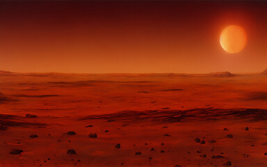 landscape of the planet mars 23