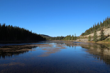 Fototapeta premium October On The Water, Nordegg, Alberta
