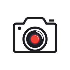 Camera icon vector logo design