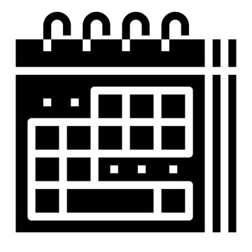 Calendar Solid Icon