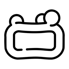 soap line icon