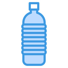 bottle blue outline icon