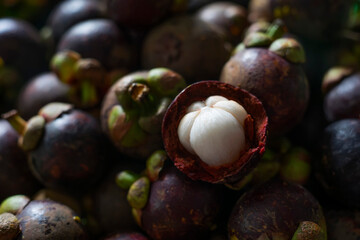 Mangosteen is queen of tropical fruit in Thailand.