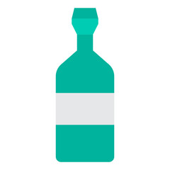 bottle flat icon