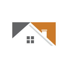 Fototapeta na wymiar Real estate logo design. Abstract home logo design