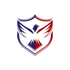 Eagle logo template vector icon