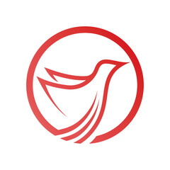 Bird logo template vector icon design