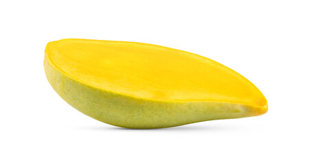 Half mango isolated on transparent png