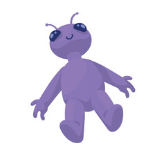 purple alien space creature