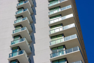 Balconies on modern high rise