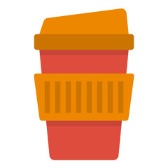 coffee cup flat icon