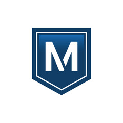 Letter M logo design. Abstract M logo design