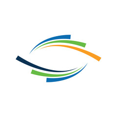 Modern eye logo design. Abstract eye logo design