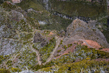 View from Pico Ruivo, Maderia	