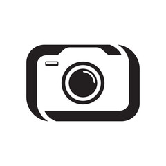 Camera icon vector logo design