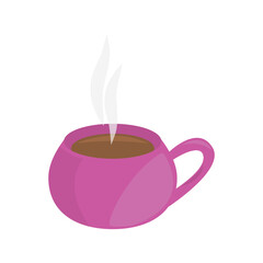 Coffee mug isolated on a white background vector.