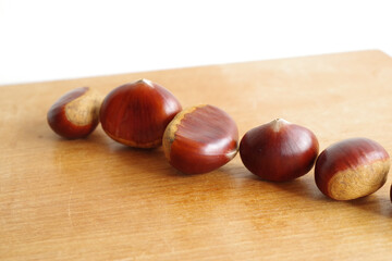 秋の味覚の栗