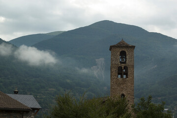 Bell tower of church