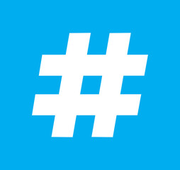 Obraz premium hash tag vector design.