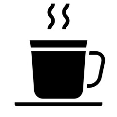 coffee cup glyph icon