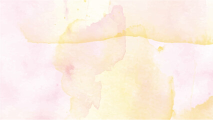 Yellow and pink watercolor background for textures backgrounds and web banners design