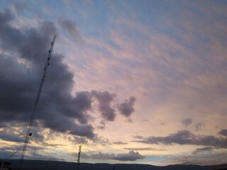 Atardecer en la región interandina del ecuador 