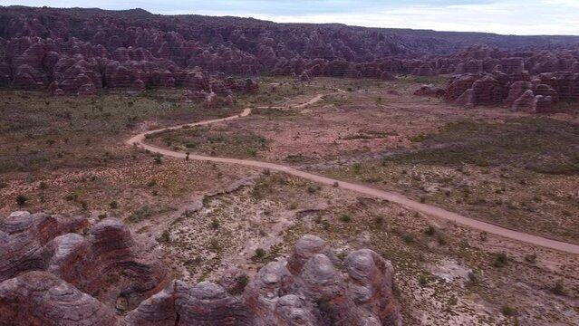 The&nbsp;Purnululu National Park&nbsp;is a&nbsp;World Heritage Site&nbsp;in&nbsp;Western Australia. Is a remote area managed as wilderness. A spectacularly incised landscape of sculptured rocks in a semi-arid savannah.